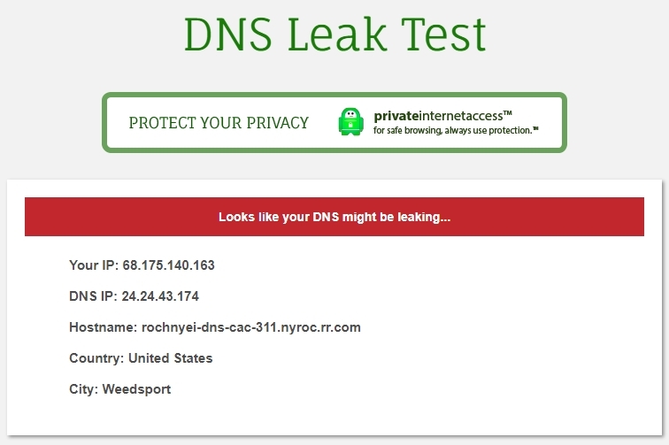 Test VPN For Leaks