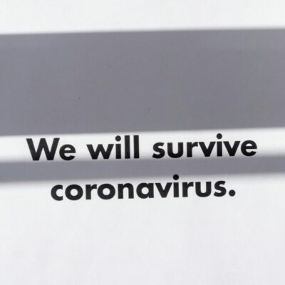Slogan On Coronavirus With Positive Outlook